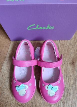 Детские туфли clarks 24 размер 2