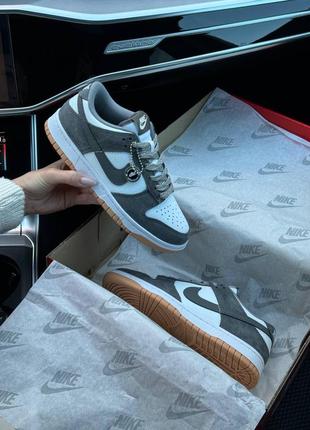 ✔️женские кроссовки nike sb dunk low smoke gray6 фото