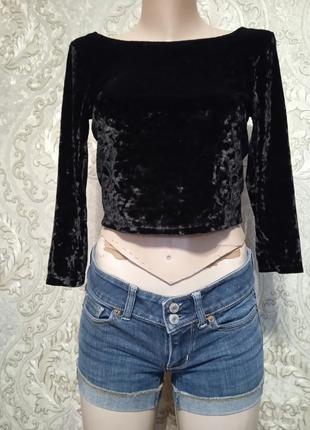 Женский черный топ блуза размер l,m, s2 фото