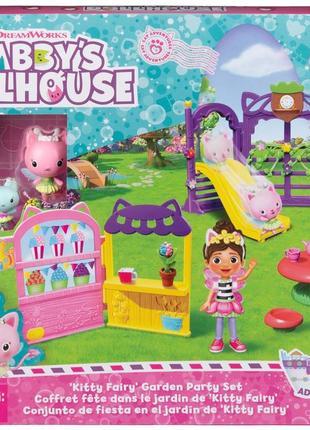 Лялька gabby’s dollhouse, kitty fairy garden party