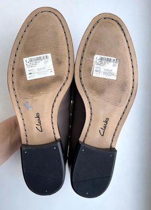 Шкіряні лофери  clarks 36 р. туфлі натуральна шкіра мокасіни7 фото