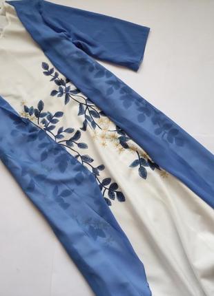 Сукня міді з квітковим принтом4 фото