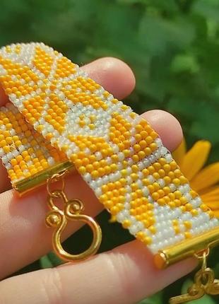 Браслет алатирь из бисера 4