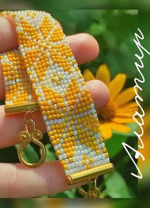 Браслет алатирь из бисера