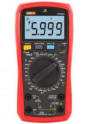 Цифровий мультиметр uni-t ut-890d+ (2021 new) ncv, true rms, в...