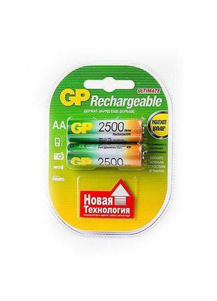 Акумулятор gp ni-mh aa hr6 1.2v 2500 mah (1 шт.)