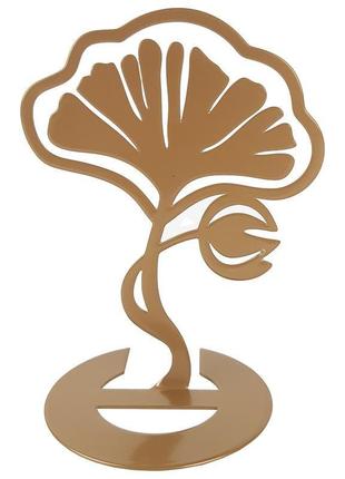 Подставка для бумаг etereon ginkgo biloba bronze1 фото