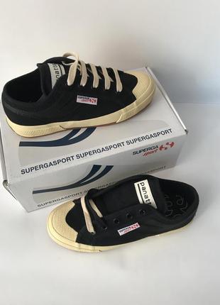 Дитячі чорні кеди,снікерси,кросівки superga 35розмір. 2750 pan...9 фото