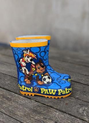 🌿детские сапоги paw patrol, сапожки