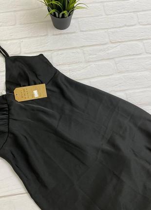 Сукня комбінація міді шовкова на тонких бретельках3 фото