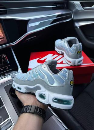 Мужские кроссовки nike air max plus silver sky6 фото