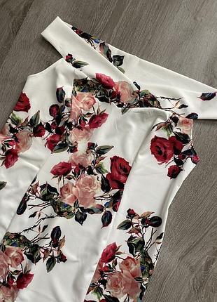 Сукня з квітковим принтом великий розмір