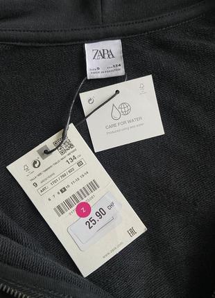 Zara 134 см (9 лет) худи кофта реглан на молнии3 фото