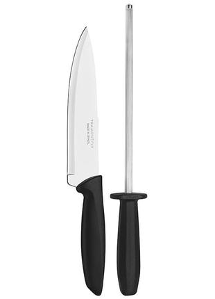 Набір ножів tramontina plenus black, 2 предмети 23498/011