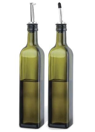 Набір пляшок для олії та оцту fissman 2х500 мл (скло) 6516