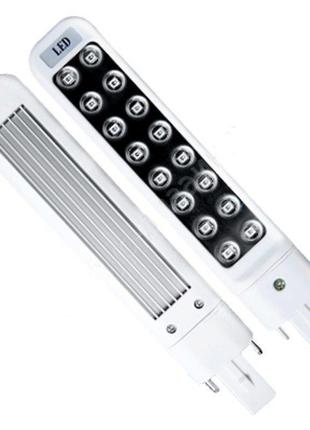 Змінна led-лампочка ультрафіолетова світлодіодна 9w led uv bulb