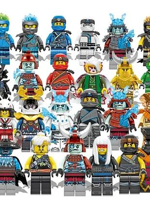 Набор фигурок лего ниндзяго lego ninjago, 24 шт