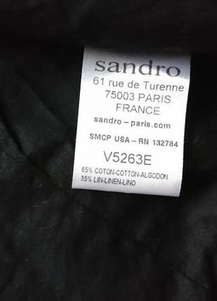 Пиджак жакет sandro оригинал размер s 365 фото