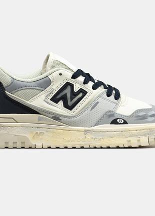 Мужские кроссовки new balance 55 grey beige4 фото