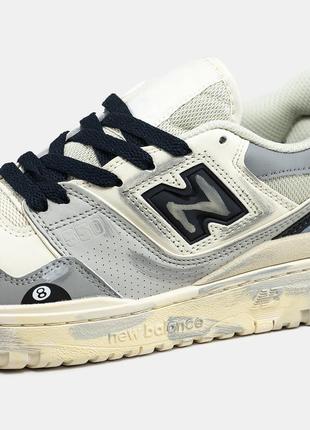 Мужские кроссовки new balance 55 grey beige7 фото