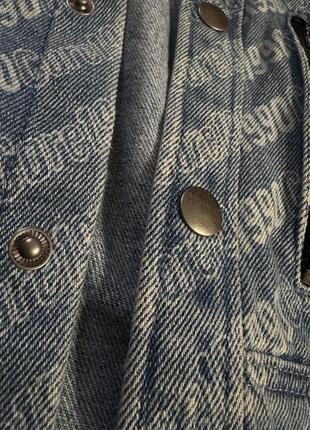Джинсовка джинсова куртка в стилі 90их джинсівка4 фото