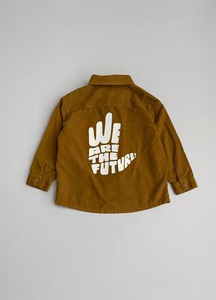 Стильная куртка / рубашка fm bridge, на возраст 5-6 р.1 фото