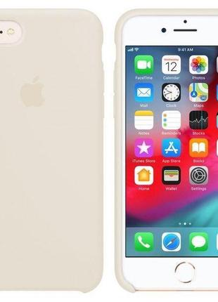 Чохол silicone case iphone 7/iphone 8/se 2020 white (original)