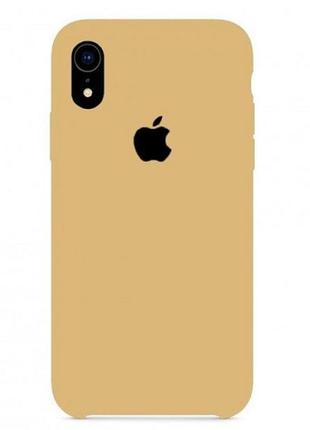 Silicone case for iphone xr (29) gold