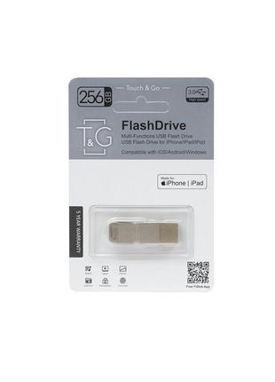 Usb otg t&g 2&1 3.0 lightning 256gb metal 008