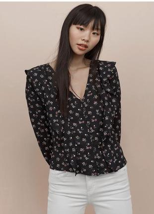 Брендова красива блуза h&m індонезія квіти етикетка