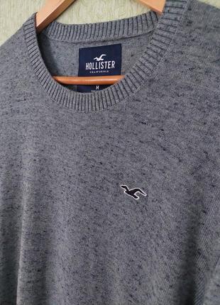 Джемпер чолочий тонкий hollister