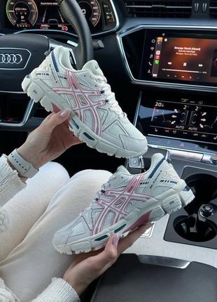 👕женские кроссовки asics gel - kahana 8 new beige pink