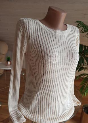 Котонновый свитер3 фото