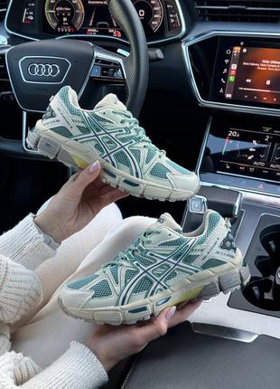 Женские кроссовки asics gel - kahana 8 new beige mint3 фото