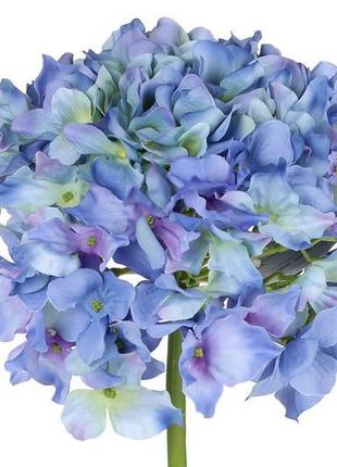 Декоративна квітка гортензія, 54см, колір - блакитний - 12 шт ...