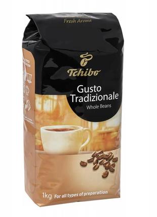 Кава в зернах tchibo gusto tradizionale 1kg1 фото