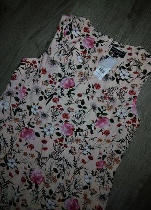 Плаття з квітковим принтом і кишенями великий розмір5 фото