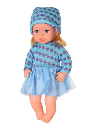 Дитяча лялька яринка bambi m 5602 українською мовою (блаките п...