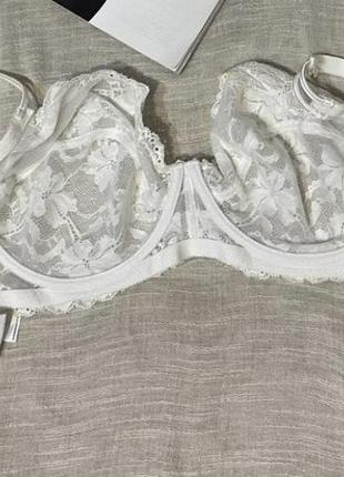 Florence &amp; fred восхитительный белый кружевной бюст на косточках2 фото