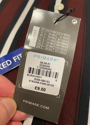 Акція 🎁 нова стильна сорочка primark вільного крою у смужку, 100% віскоза h&m zara5 фото