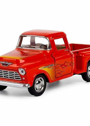 Машинка металева інерційна пікап chevy stepside (1955) kinsmar...