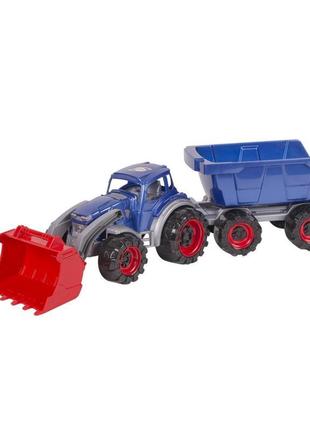 Дитяча іграшка трактор техас orion 315or навантажувач із приче...