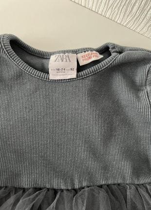 Платье zara, размер 86, 18-24 м