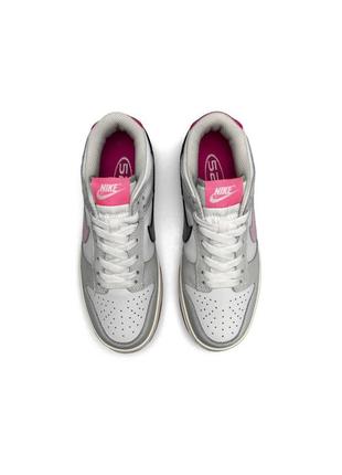 Женские кроссовки nike sb dunk low 520 pink puck5 фото