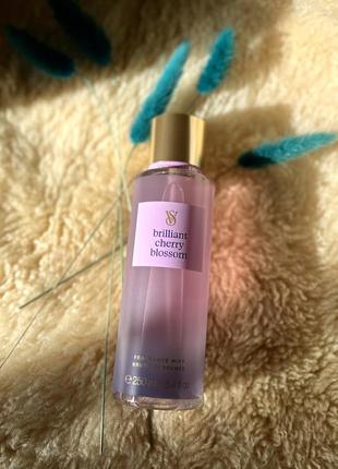 Спрей для тела, мист victoria's secret brilliant cherry blossom 250мл