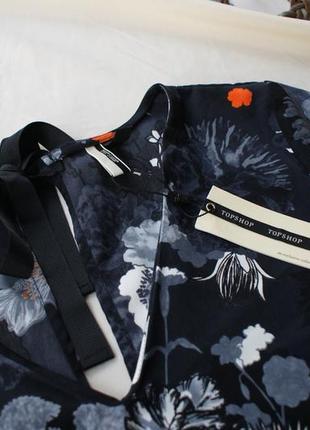 Брендовая блуза цветочный принт от topshop2 фото