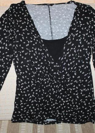 Трикотажная женская кофточка, разм 16 бренд f&f, англия1 фото