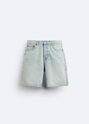 Шорты свободные джинсовые zara 4365/400/430