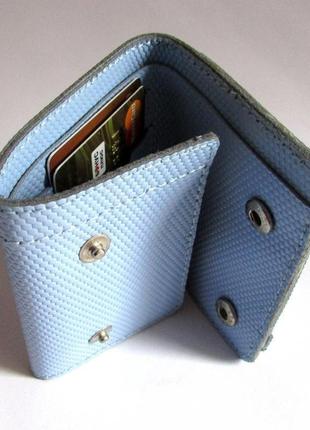 Маленький компактний гаманець з натуральної шкіри4 фото