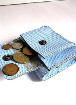 Маленький компактний гаманець з натуральної шкіри3 фото